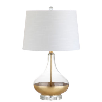 West 24.5" Glass LED Table Lamp - JONATHAN Y
